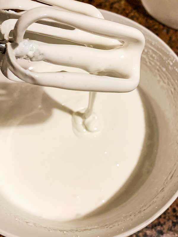El batido de claras El batido de claras