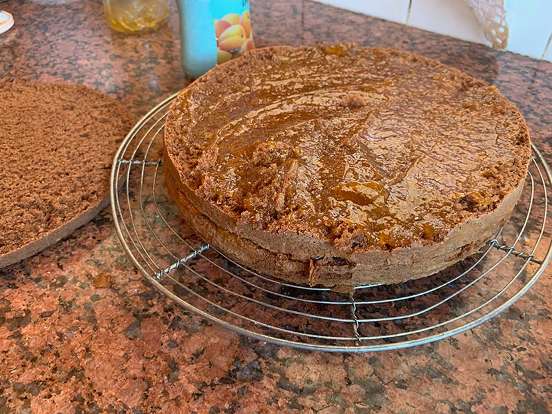 Untar con dulce Untar con dulce