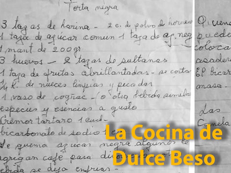 Torta negra galesa de Nain Catherine