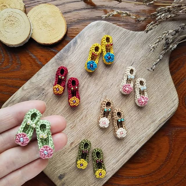 Zapatitos en miniatura